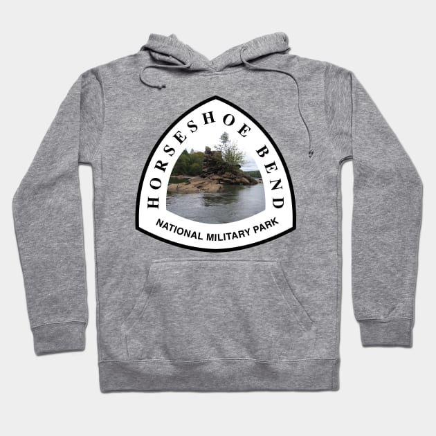 Horseshoe Bend National Military Park trail marker Hoodie by nylebuss